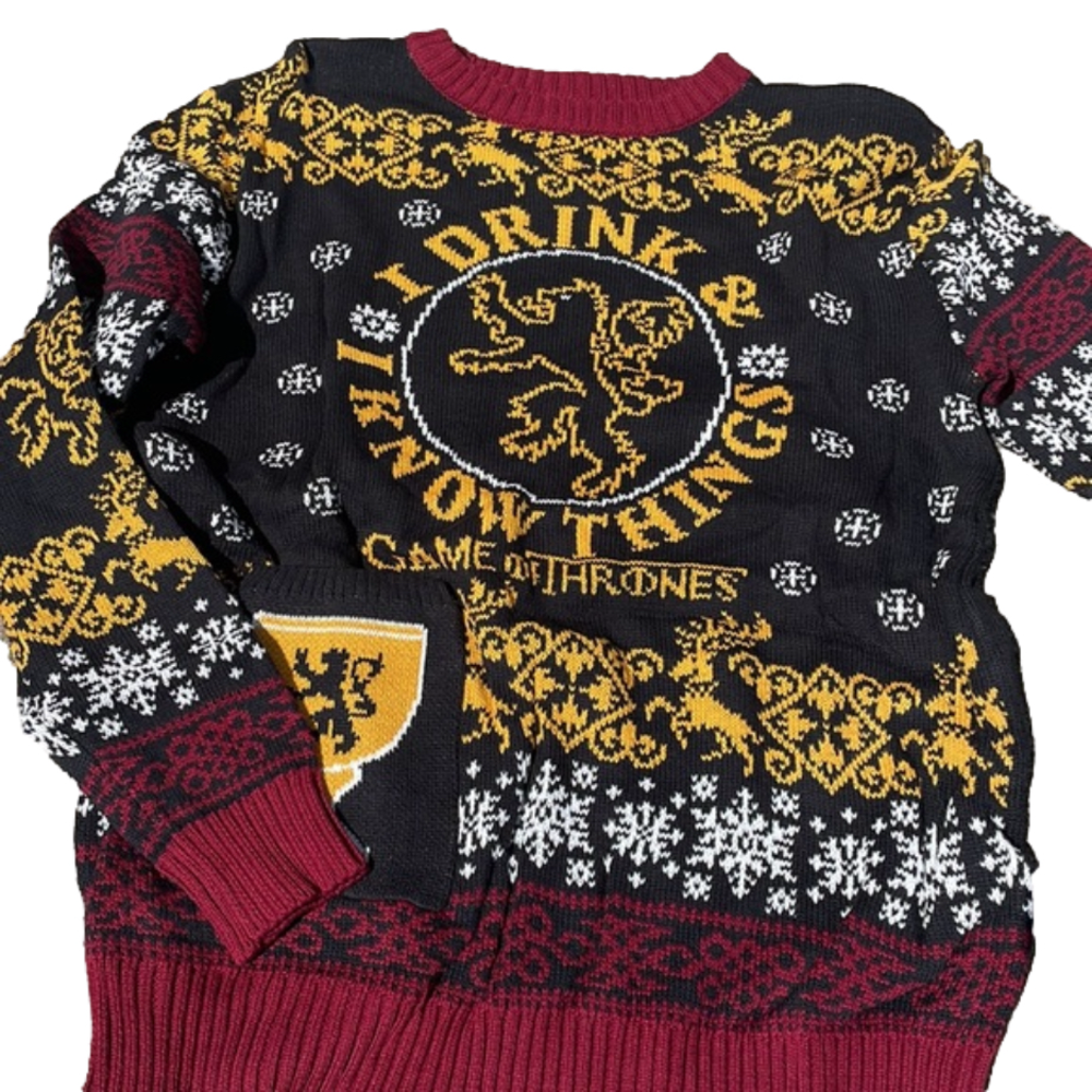 Game of Thrones Sweater Adult Medium New
